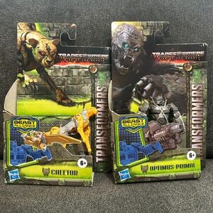 Transformers Rise of the Beasts Beast Alliance Cheetor Optimus Primal 2 Pack Toy